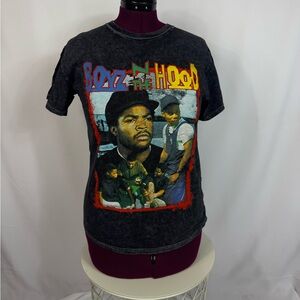 Boyz N The Hood Graphic Tee Size Small Acid Wash Black Vintage Style Movie Shirt